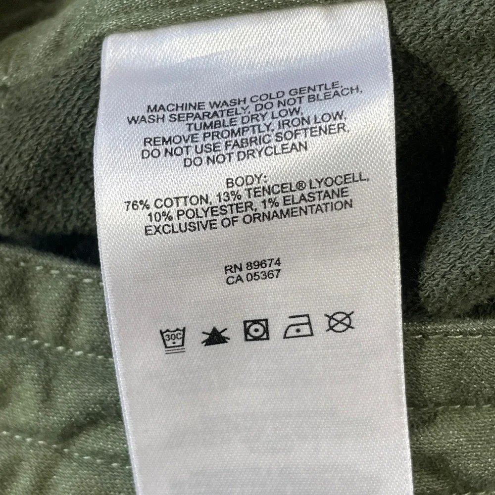 Mountain Hardwear Dynama Pants Womens 8 Green Hiking Utility Outdoor Light